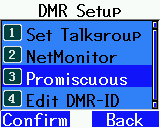 Promiscuous Mode Menu Entry